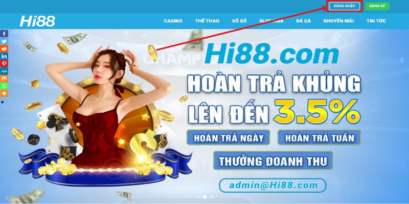 Trải nghiệm cá cược sau khi đăng nhập Hi 88 thành công